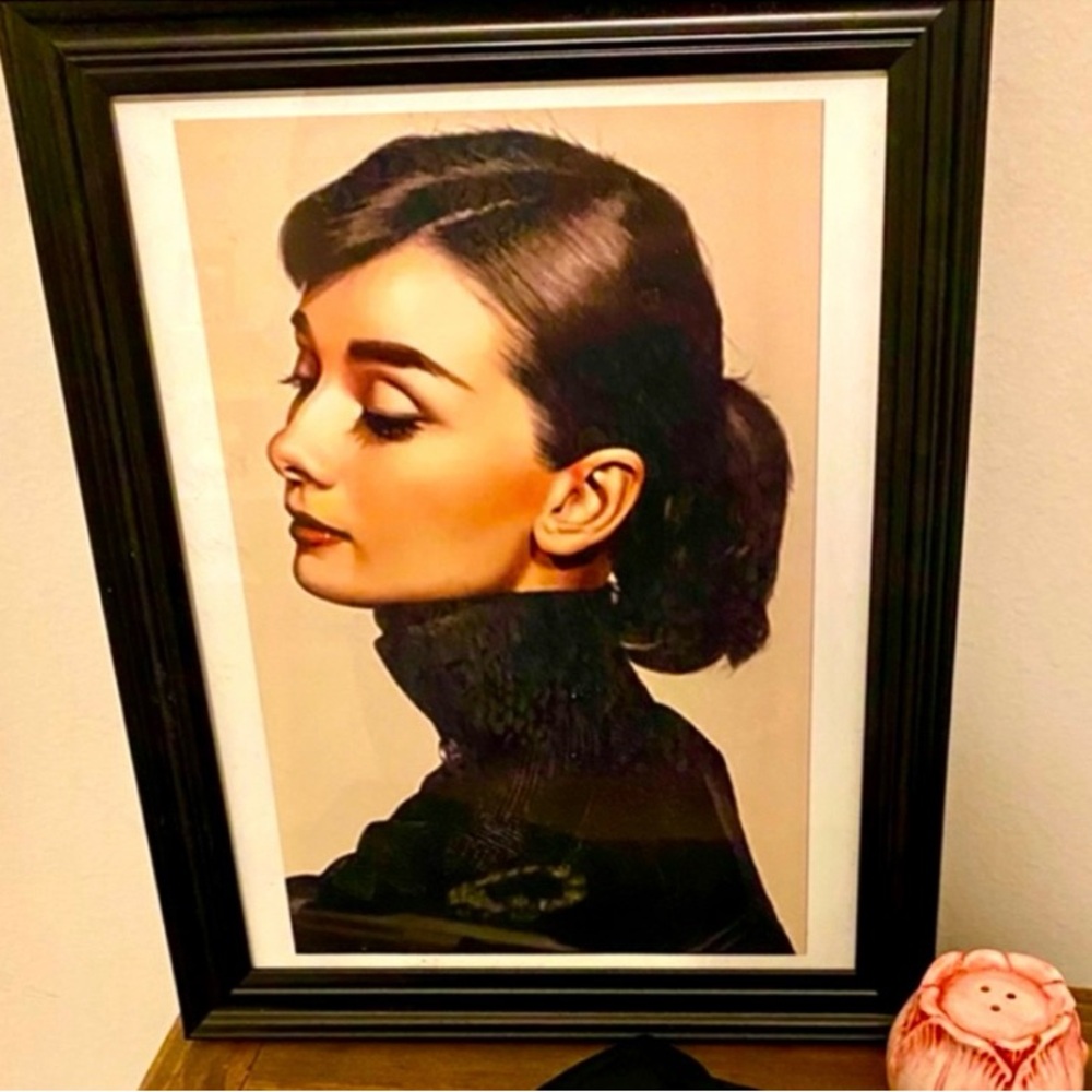 The woman behind the little black dress~ distinguished portrait, Audrey Hepburn
